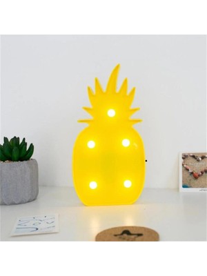 Renas Store Ananas Şeklinde Ledli Dekoratif Eğlenceli Çocuk Gece Lambası (5047)