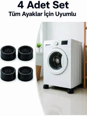 Astraltech Kaymaz Tabanlı 4 Adet Makine Ayak Yükseltici