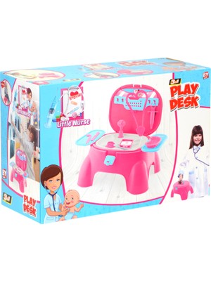 Renas Store 573-BP Lıttle Nurse Oyun Taburesi Doktor Set Kız(Ürün Oyuncaktır)