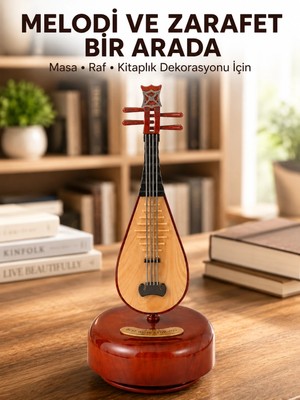 Renas Store Ud Sembolü Müzik Kutusu Estetik Tasarım Melodi Destekli