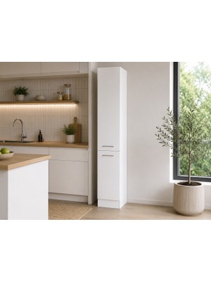 T Designo Ares Kiler Dolabı 40 cm Beyaz - Çok Amaçlı Dolap