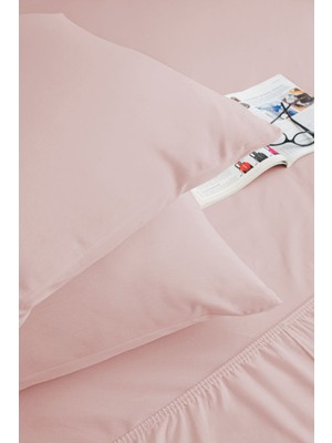 Elart Basic Lastikli Çarşaf Seti Tek Kişilik 120X200+28 Pudra