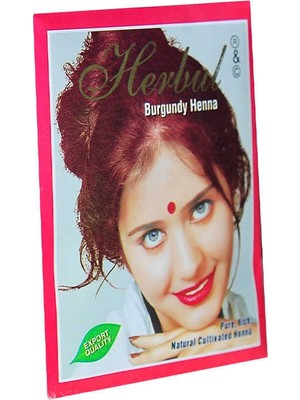 Bezos Kızıl Hint Kınası (Burgundy Henna) 10 gr Paket