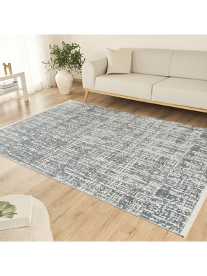 Kaşmir Halı 7/24 Sahara Softline Nest Blue 50X80 cm