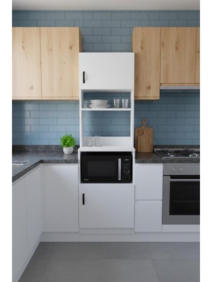 Haus Modüler Mocha 2 Erzak,kiler,mutfak Dolabı Çok Amaçlı Dolap