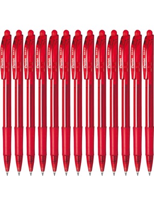 Pentel 0.7 mm Tükenmez Kalem - Ekonomik Kirmizi