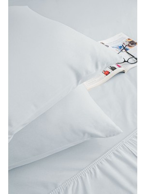 Elart Basic Lastikli Çarşaf Seti Tek Kişilik 100X200+28 Mavi
