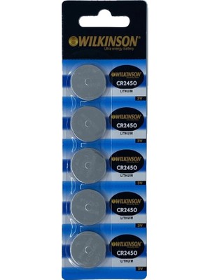 Renas Store Wılkınson 2450 3V Lityum Düğme Pil 5'li Paket