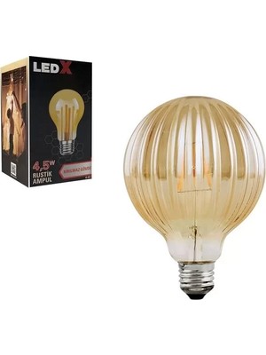 Renas Store Ledx As-60 Kırılmaz Gövde 4,5 Watt Rustik Star Ampul