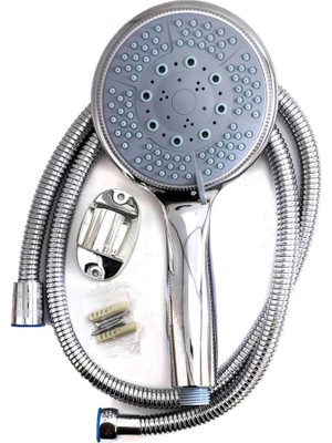 Astraltech 4 Modlu El Duşu Başlığı Spiral Hortumlu Duş Seti Banyo Aksesuarı