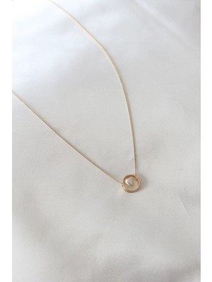 Renas Store Gold Renk Minimal Kalp Figür Kadın Kolye - TJ-BKO6850