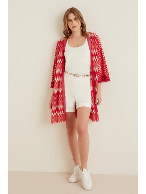NaraMaxx Püsküllü Raşel Kimono