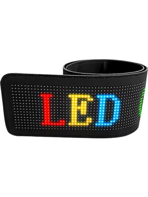 Astraltech 16X96 Rgb LED Matrix Panel 60 cm Esnek Yapı Uygulama Kontrollü Kayan Yazı Ekranı