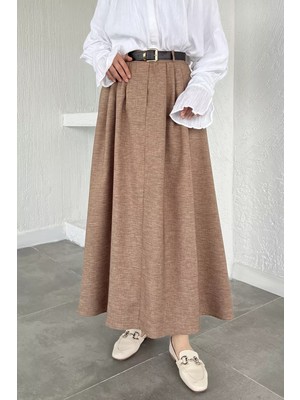 Julude Kemerli Cepli Tesettür Etek P-00021850