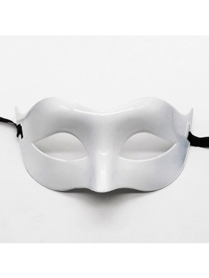 Renas Store Beyaz Renk Masquerade Kostüm Partisi Venedik Balo Maskesi