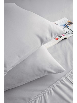 Elart Basic Lastikli Çarşaf Seti Tek Kişilik 100X200+28 Gri