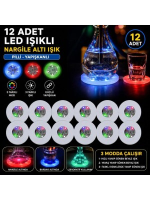 Renas Store Rgb LED  Altı Işık 12’li Set