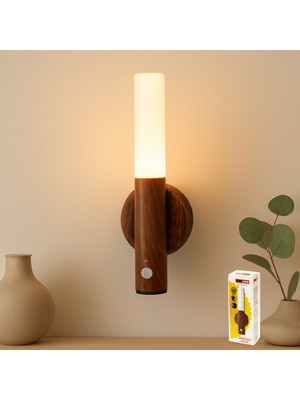 Renas Store Sensörlü Type-C Şarjlı Günışığı LED Aplik Lamba 1W