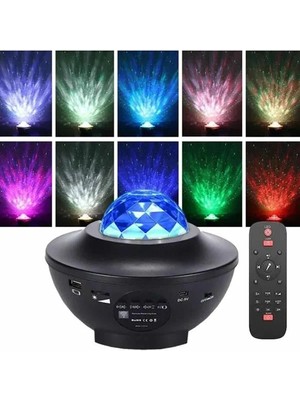 Astraltech Dönen Işıklı Disko Topu Projektör Müzik Çalarlı Disco Speaker