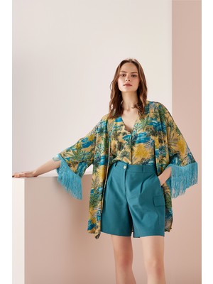 NaraMaxx Püskül Detaylı Kimono