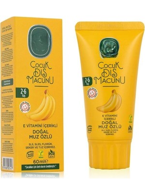 Renas Store Çocuk Diş Macunu 60 ml Muz