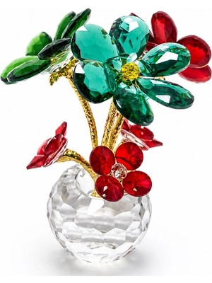 Renas Store Kristal Kaideli El Yapımı Cam Çiçek Buketi ALK5415