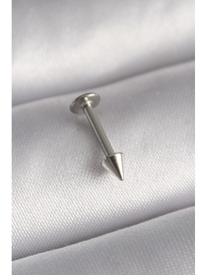 Belirtilmemiş 316L Çelik Gümüş Renk Çivi Model Piercing