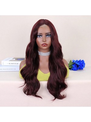 Renas Store Koyu Kızıl Kahve Tül Peruk