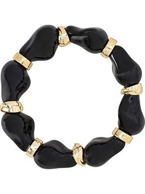 Faik Sönmez Gold Detaylı Taş Bileklik W27BLK002