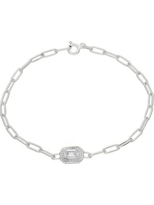 Eva Pırlanta Baget Bilezik 718520 Silver