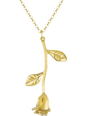 Eva Pırlanta Rosita Kolye 719059 Gold