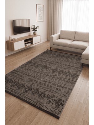 Anaska Home Şönil Halı Salon Halısı Mutfak Halısı Şönil Kilim Leke Tutmaz Halı Makinede Yıkanabilir Kaymaz Taban