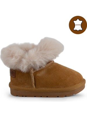 Buckhead Kız Çocuk Kürklü Bot BUCK3062 Camel Bugy Func