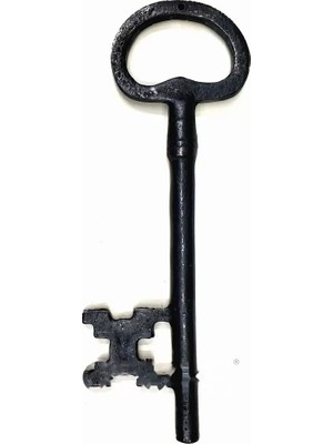 Uravas Store Bilge Anahtar Biblo, 210X66 mm - Büyük Boy, Retro, Vintage, Antika Stil Süs Dekor Aksesuar Anahtarı
