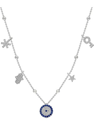 Eva Pırlanta Charm Kolye 718939 Silver