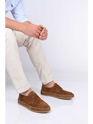 Bestello Bağcıklı Kauçuk Taban Hakiki Deri LOAFER174-1875 Erkek Ayakkabı