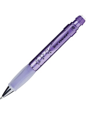 Hepta Collection Serve Deep Mekanik Kursun Klm 07MM Metalık Mor Yıldız Deseni