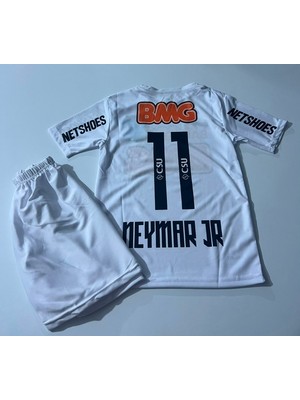 Candy Cup Yeni Sezon 2025/2026 Santos Neymar Çocuk Forması 2 Li Set 11 Numara