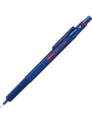 Hepta Collection Rotring 600 Ince Uçlu Kalem Metalik Mavi 0.5 mm