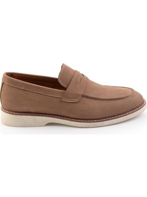 Bambi Kum Hakiki Deri Erkek Loafer Ayakkabı E01547010701