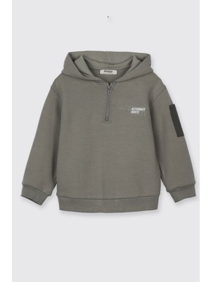 Panço Erkek Bebek Kapüşonlu Antrasit Sweatshirt