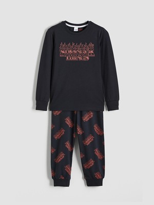Lc Waikiki Yeni Sezon Stranger Things Baskılı Erkek Çocuk Pijama Takımı