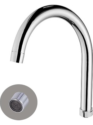 Renas Store Mix Delta Su Tasarruflu Paslanmaz Lavabo Batarya Borusu