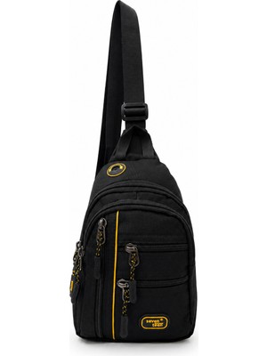 Seventeen Unisex Küçük Boy Çok Gözlü Çapraz Askılı Body Bag