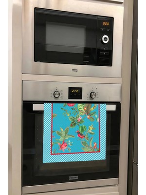 Aymira Home Dekoratif Mutfak Pamuklu Fırın Havlusu Özel Desenli 35X50 cm Yıkanabilir