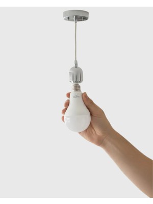 TeknoKapsül Şarjlı LED Ampul 30 Watt Soğuk Beyaz