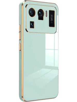 sbodurhome Xiaomi Mi 11 Ultra Kılıf Volet Silikon - Açık Yeşil
