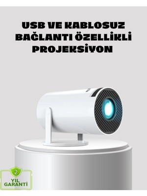 Renas Store Kablosuz Bağlantılı Full Hd Ev Sinema Projeksiyonu 160 Ansı Lümen