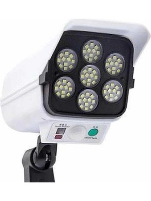 Renas Store Kamera Görünümlü LED Lamba Dönebilen Bahçe Aydınlatması Duvar Lambası