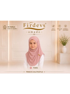 Firdevs Çocuk Eşarp & Boru Boneli